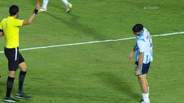 طرد حامد حمدان أمام المصري يحرمه من المشاركة مع بيراميدز في مباراة الزمالك القادمة