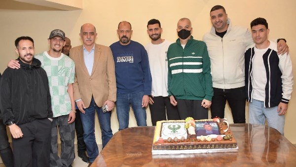 مجلس المصري والجهاز الفني يزورون ياسر يحيى بعد عودته من رحلة علاجية بالخارج