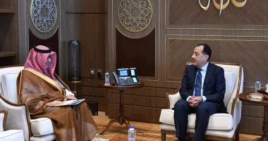 مدبولي يبحث مع السفير السعودي تعزيز التعاون الاقتصادي والاستثماري وزيادة التبادل التجاري بين البلدين