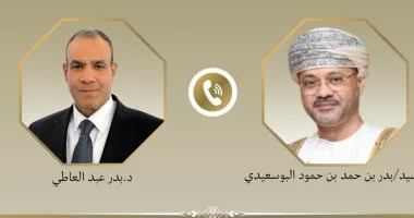 مصر وعمان تؤكدان ضرورة خفض التصعيد في المنطقة والحفاظ على حرية الملاحة الدولية