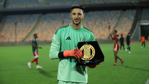 مصطفى مخلوف يحصد جائزة رجل مباراة مودرن سبورت والجونة في الدوري المصري