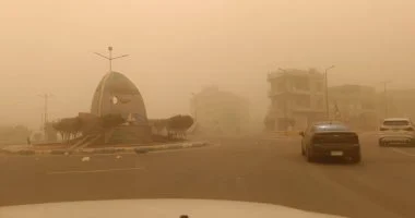 وزارة التنمية المحلية والبيئة تحدد خريطة المناطق المتأثرة بعاصفة ليبيا الترابية اليوم وغدا