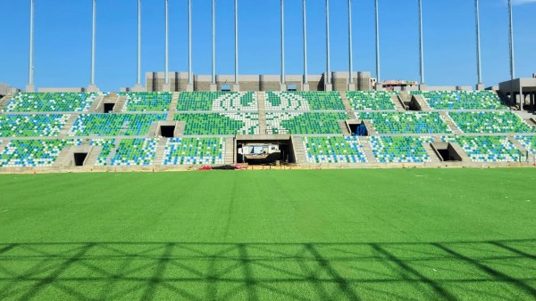 وزارة الرياضة تعلن الانتهاء من زراعة نجيل ملعب ستاد النادي المصري الجديد ببورسعيد