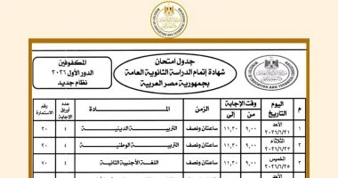 وزير التربية والتعليم يعتمد رسميا جدول امتحانات الثانوية العامة 2026 للطلاب المكفوفين