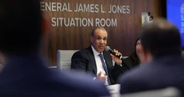 وزير الخارجية يستعرض جهود مصر لتعزيز استقرار الشرق الأوسط في جلسة بالمجلس الأطلنطي