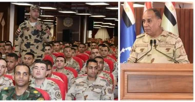 وزير الدفاع يلتقي دارسي الأكاديمية العسكرية وطلبة الكليات العسكرية لمتابعة سير العملية التعليمية