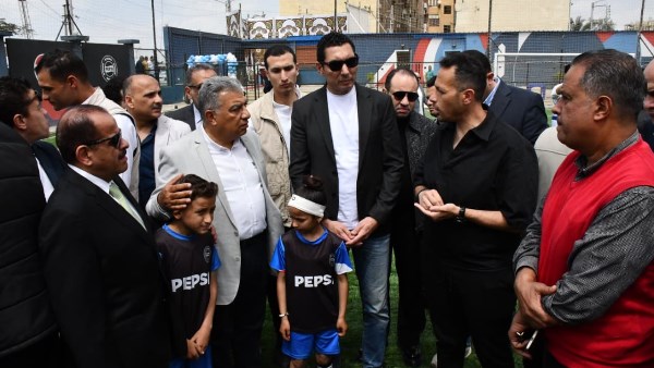 وزير الرياضة ومحافظ الدقهلية يفتتحان ملعب قولنجيل الجديد لاكتشاف المواهب في الدلتا