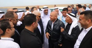 وزير النقل يتفقد مشروع السكة الحديد وبنية التحتية بمدينة بئر العبد في شمال سيناء