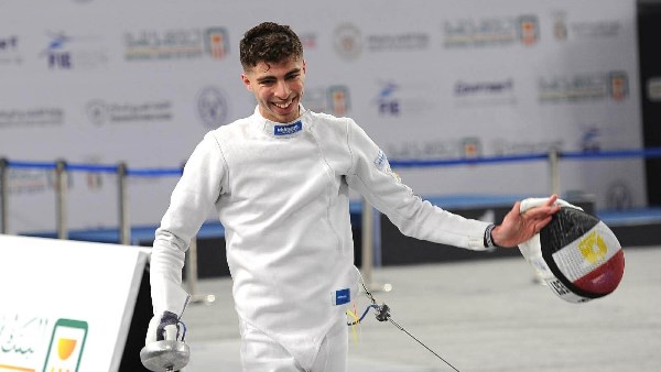 يوسف شامل يتوج بذهبية العالم للسلاح في البرازيل