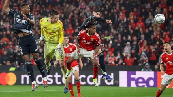 يويفا يقرر إيقاف لاعب بنفيكا بريستياني 6 مباريات بسبب سلوك تمييزي ضد فينيسيوس جونيور