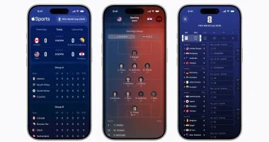 آبل تجهز Apple Sports لتجربة كأس العالم 2026 بتحديث شامل ومباشر