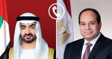 الرئيس السيسي لـ «بن زايد»: مصر تدين العدوان الإيراني وتؤكد تضامنها الكامل مع الإمارات