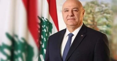 الرئيس اللبنانى يبحث مع سفير مصر ببيروت تطورات الأوضاع الإقليمية