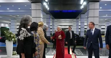 السيدة انتصار السيسى تشهد احتفالية فرحة مصر لتجهيز العرائس.. بث مباشر