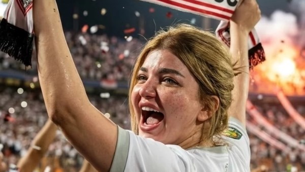 القلعة البيضاءُ تنشدُ لحنها.. ياسمين الخطيب تحتفل بتتويج الزمالك