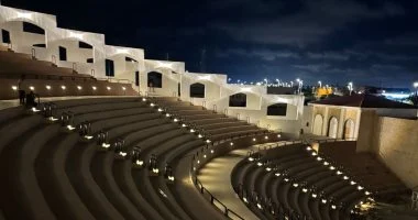 المسرح الروماني بمارينا يستعد لإطلاق مهرجانه الثانى باستضافة كبار النجوم..صور