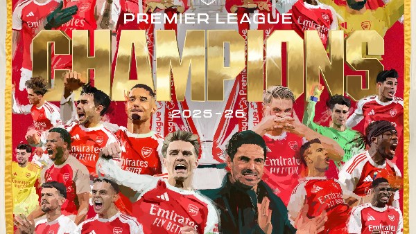 رئيس وزراء بريطانيا يحتفل بتتويج أرسنال بالدوري الإنجليزي