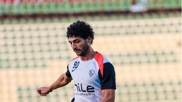 عمرو ناصر ينتظم في تدريبات الزمالك ويقترب من نهائي الكونفدرالية