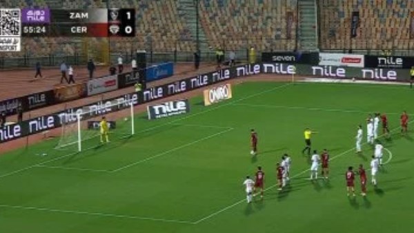 عواد يتصدى لركلة جزاء أحمد بلحاج ويحافظ على تقدم الزمالك أمام سيراميكا كليوباترا
