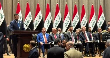 مجلس النواب العراقى يصوت على منح الثقة لحكومة على فالح الزيدى