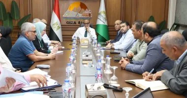 محافظ الجيزة يتابع أعمال تطوير محيط محور عمرو بن العاص بقطاع كفر طهرمس