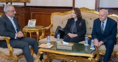 وزير الإنتاج الحربى يبحث مع خبير دولى أوجه تعظيم الاستفادة من الطاقة الشمسية الحرارية