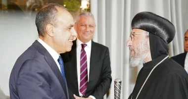 وزير الخارجية يلتقى أسقف الكنيسة القبطية فى لندن