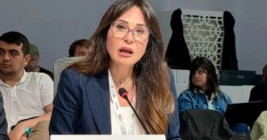 وزيرة الإسكان تلقى كلمة مصر فى الاجتماع الوزارى بشأن الخطة الحضرية الجديدة