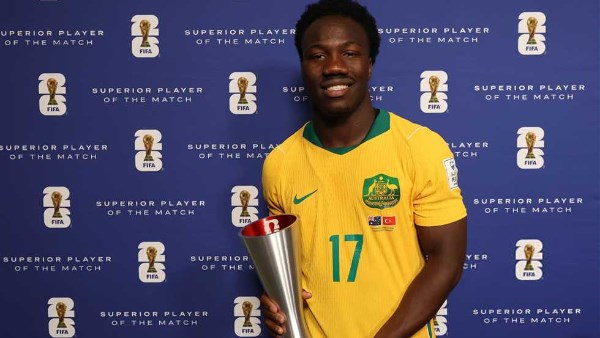 إيرانكوندا يحصد جائزة رجل المباراة ويقود أستراليا للفوز على تركيا في المونديال