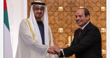 الشيخ محمد بن زايد يعرب عن تقدير بلاده لموقف الرئيس السيسى الداعم للإمارات والخليج
