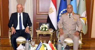 الفريق أشرف سالم زاهر يلتقى نائب رئيس مجلس الوزراء وزير دفاع البوسنة والهرسك