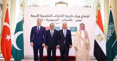 القاهرة تستضيف اجتماع وزراء خارجية الأطراف الإقليمية الأربعة
