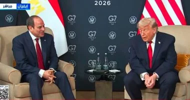 ترامب يثمن الدور المحوري للرئيس السيسى لدعم المسار التفاوضي ووقف التصعيد فى المنطقة
