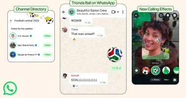 واتساب يطرح مميزات جديدة للإحتفال بكأس العالم