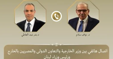 وزير الخارجية يؤكد تضامن القاهرة مع بيروت فى اتصال مع رئيس الوزراء اللبنانى